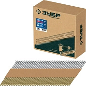 Гвозди реечные рифленые оцинкованные SN34 (D34) 63 х 2.8 мм, 4000 шт. (305399-63) ЗУБР