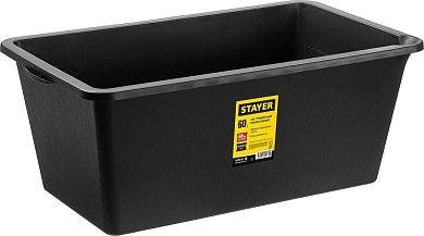 Таз строительный прямоугольный, 60л (06099-60_z01) STAYER