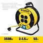 Удлинитель силовой на катушке S-215, ПВС, 2х1.5мм2, 50 м, 3500 Вт (55072-50) STAYER фото3