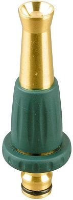 Наконечник поливочный RACO "Profi-Plus" регулируемый, латунный, удлиненный с покрытием TPR