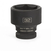 Головка ударная шестигранная, 32 мм, 1/2", CrMo (13930) STELS