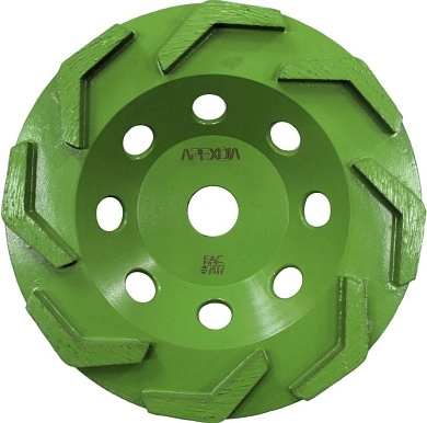 Чашка алмазная сегм. Бумеранг (180х8x22.23) Бетон APEXDIA