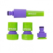 Набор для подключения шланга 3/4" (распылитель, 3 адаптера к распылителю) (65179) PALISAD