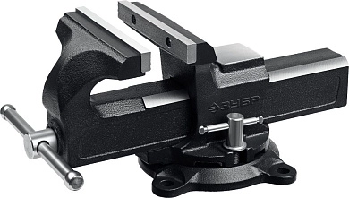 Тиски слесарные чугунные, поворотные 150мм (3258_z02) ЗУБР