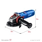 Угловая шлифмашина УШМ-П125-1505 ЭПСТ (1500 Вт, круг 125х22 мм, регул. обор., пл. пуск, кор.) ЗУБР фото4