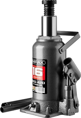 Домкрат гидравлический бутылочный, 16т., 220-420 мм (43260-16) MIRAX