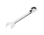 Ключ комбинированный с трещ., реверсивный, 22х22мм, хром.покр. (118812) HORTZ