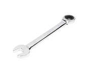 Ключ комбинированный с трещ., 18х18мм, хром.покр. (132561) HORTZ