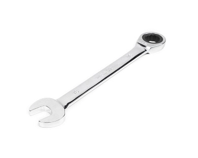 Ключ комбинированный с трещ., 18х18мм, хром.покр. (132561) HORTZ