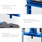 Пресс гидравлический с домкратом и возвратными пружинами 12т "ПГД-12""Профессионал" (43070-12) ЗУБР фото6