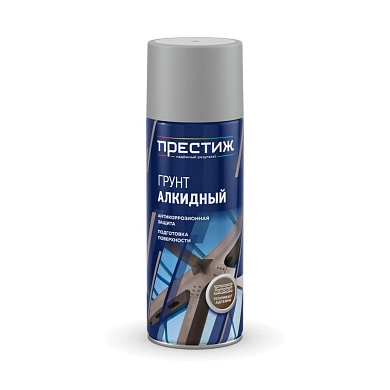 Грунт/аэрозоль алкидный универсальный "Престиж" ЧЕРНЫЙ, 425 мл