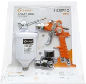 Краскопульт пневмат., c верхним бачком, 1.7 мм, пласт. бачок 600мл "PRO" (E-820PROEL) ELAND
