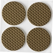 Накладки на мебельные ножки, самоклеящиеся, ЭВА (EVA), коричн.,круглые 35мм, 4шт. (40914-35) STAYER