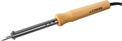 Электропаяльник 80 Вт, клин, с дерев. рукояткой и долговечным жалом "MASTER" (55310-80) STAYER
