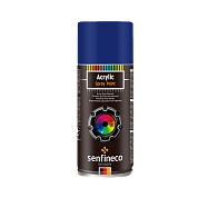 Краска аэрозольная акриловая синяя 400 мл. (4224) SENFINECO