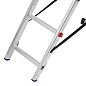 Лестница алюмин., 2х6 ступ, двухсекц., 2520мм, слож.1660х395х95мм, (97906) СИБРТЕХ фото5