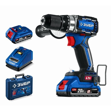 Дрель-шуруповерт аккум. DB-70-22 (LMS) (20.0 В, 2 акк. х 2.0 A/h Li-Ion, 70 Нм, чем.) ЗУБР