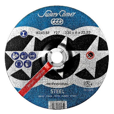 Круг обдирочный 230х6.5х22.23 мм для металла A24S BF (374197) SWATYCOMET