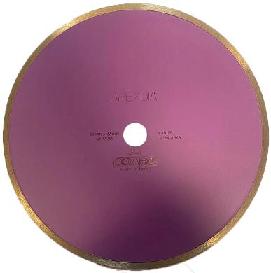 Круг алмазный сплошной 350х2.4х7х32.0 мм Гранит/Камень, проф. APEXDIA