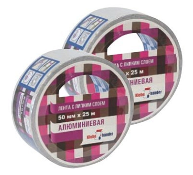 Лента клеящая алюминиевая 50мм/50м, 50мкм (22644)(50/550) Klebebander