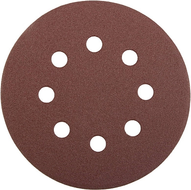 Круг шлифовальный д=125 мм, 8 отв., зерно 120, велкро осн., 5 шт. "PROFI" (3580-12