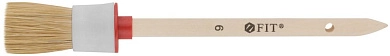 Кисть круглая 30мм, натур. светлая щетина (F_01304) FIT