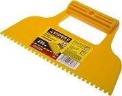 Шпатель зубчатый пласт. 230 мм/ 4 мм (1022-4) STAYER