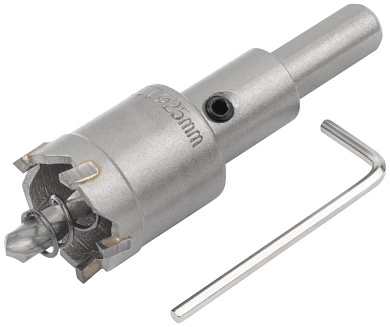 Коронка кольцевая с карбидными вставками 25 мм, для отверстий в нержавеющей стали (F_36825) FIT