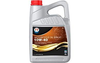 Масло моторное синтетические 4 л, Motorcycle Oil Syn 4T 10W-40 (709344) 77 Lubricants