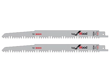 Полотно пильное для ножовки S 1531 L Top for Wood, 240мм, 2шт. (2 608 650 613) BOSCH