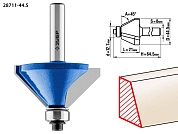 Фреза кром. калев.(фасочная) №9, D= 44,5мм, раб. дл.-21мм, хв.-8мм, d-12,7мм (28711-44.5) ЗУБР