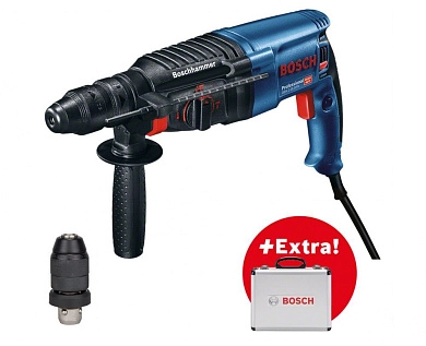 Перфоратор GBH  2-26 DFR / 800 Вт  / 2.7 Дж / чем. + набор оснастки в ПОДАРОК! (0 615 990 L2T) BOSCH