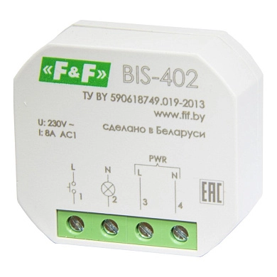 Реле импульсное BIS-402 (230В 8А 1NO) EA01.005.002 Евроавтоматика ФИФ