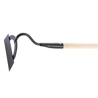 Мотыга стальная усиленная, 170х60х1430 мм, деревянный черенок (62282) СИБРТЕХ