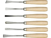 Набор стамесок фигурных, 6пр. (25700) VOREL