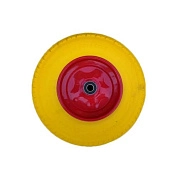 Колесо литое для тачки, 400х100мм, ось 20/75мм