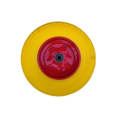 Колесо литое для тачки, 400х100мм, ось 20/75мм