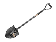 Лопата штыковая цельнометаллическая с зубьями Кузбасс 30*23*120см (1545) ЦИ