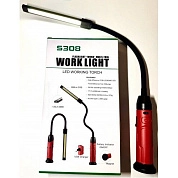 Фонарь светодиодный гибкий 800lm, 10+1W, 10M, 3.7V, 4000mAh, IP44, Type-C (S308) H-D