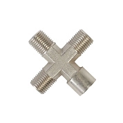 Переходник крест 1259/2 (мама 1/4 папа 1/4 папа 1/4 папа 1/4) PATRIOT