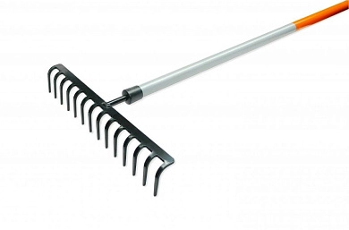 Грабли прямые металлические с черенк, Г14-1,3 14зуб.