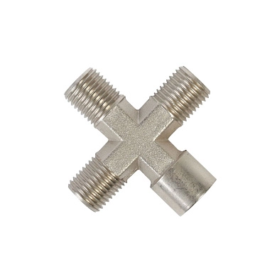 Переходник крест 1259/2 (мама 1/4 папа 1/4 папа 1/4 папа 1/4) PATRIOT