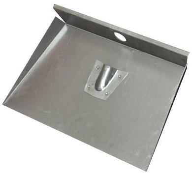 Лопата снеговая алюминиевая 3 бортная 500*600мм, под черенок 40