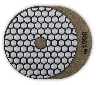 Круг гибкий шлифовальный (черепашка) д=100мм №1000, сухое шлиф. (29868-1000) ЗУБР