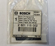 Этикетка 2 601 115 002 BOSCH