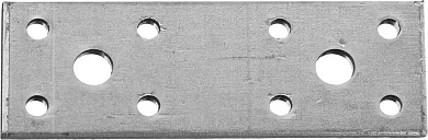 Пластина крепежная КП-2.0, 100х35х2мм, цинк (310236-100-35) ЗУБР