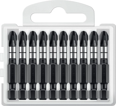 Бита ударные Impact PH 3, 50мм, 10 шт (26191-3-50-S10) KRAFTOOL