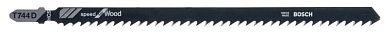 Пилка лобзиковая T 744 D, HCS (древесина, ДВП, ДСП) (2 608 663 314) BOSCH