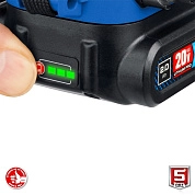 Дрель-шуруповерт ударная аккум. DBS-201-22 (20.0 В, 2акк. х 2.0 А/ч Li-Ion, 70 Нм,чем.) "Проф." ЗУБР