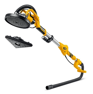 Шлифмашина для стен и потолков (жираф) DWC-800 (800В, диск 225мм/8 отв., кор.) STEHER